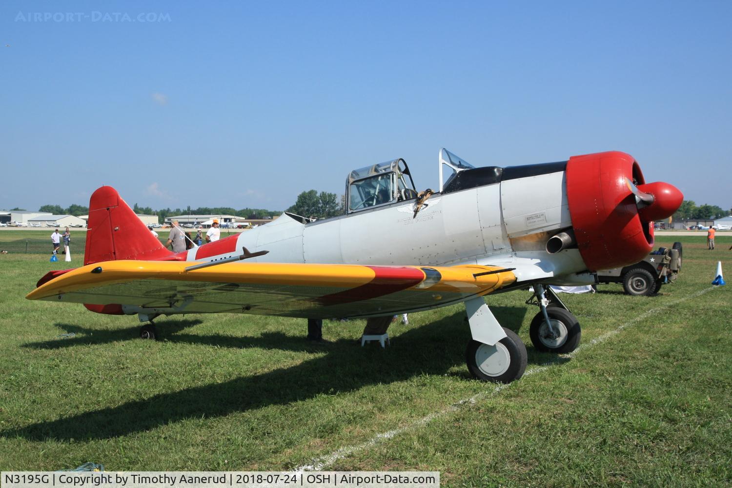 N3195G, North American SNJ-5 Texan Texan C/N 51697, North American SNJ-5 Texan, c/n: 51697