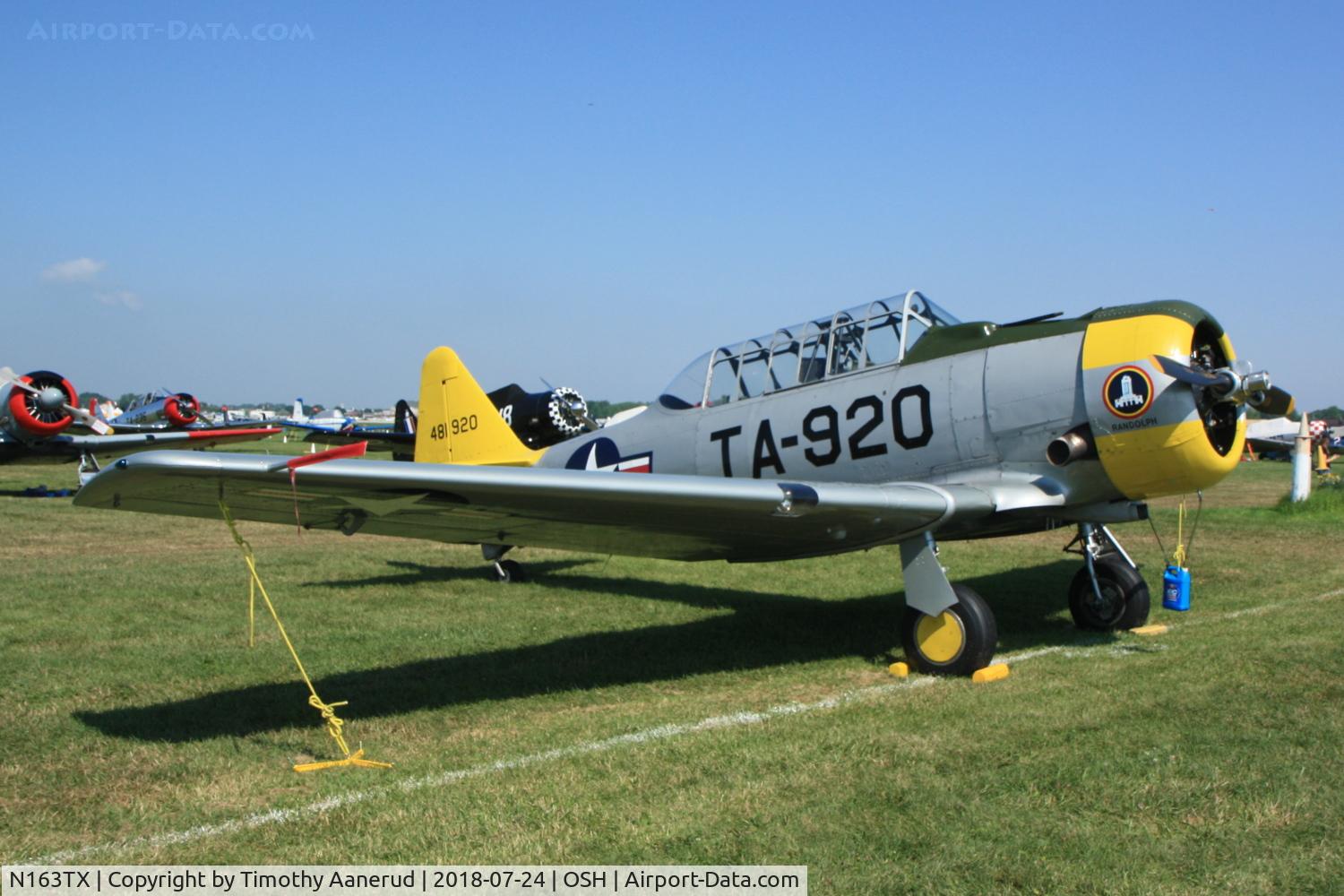 N163TX, 1944 North American AT-6F C/N 121-42642, 1944 North American AT-6F, c/n: 121-42642