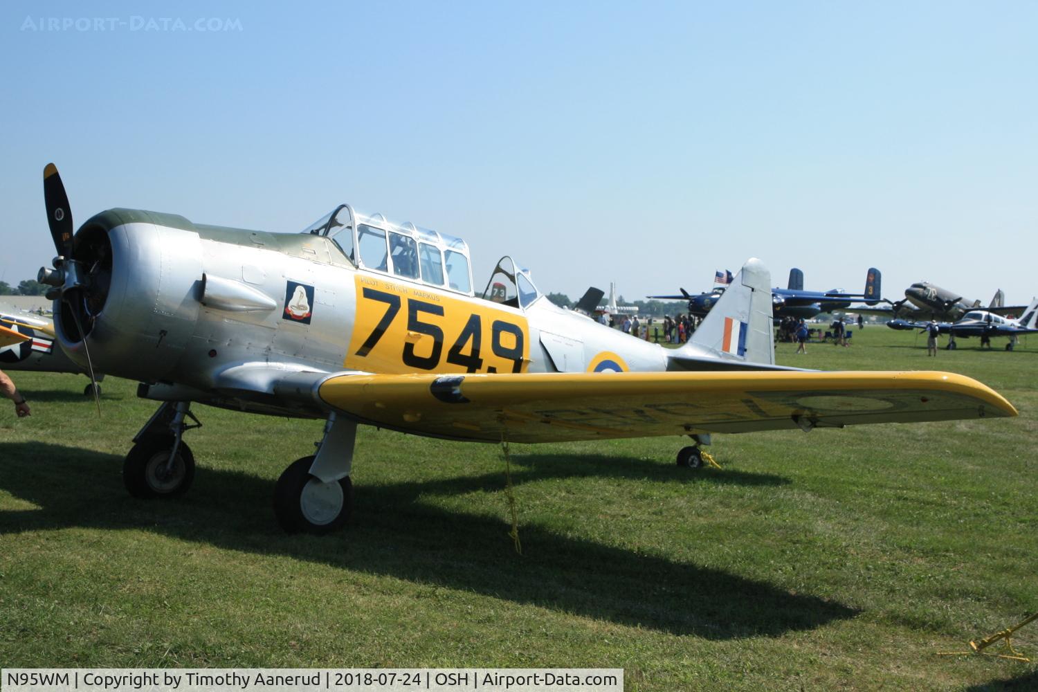N95WM, 1943 North American AT-6D Texan C/N 8815597, 1943 North American AT-6D Texan, c/n: 8815597