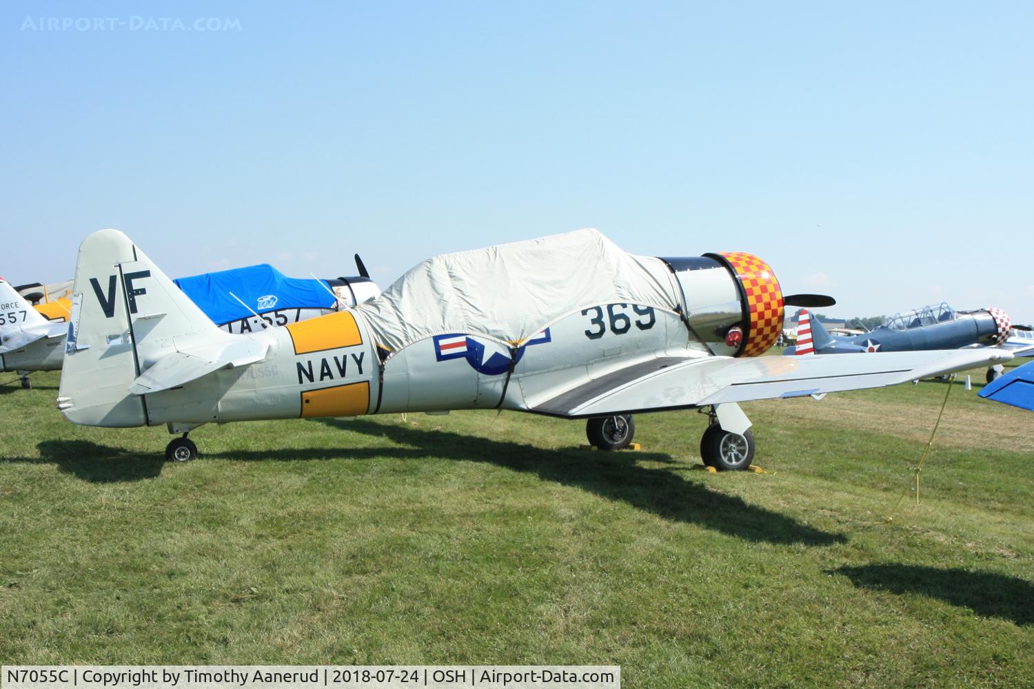 N7055C, 1944 North American SNJ-5 Texan C/N 84-895, 1944 North American SNJ-5, c/n: 84-895