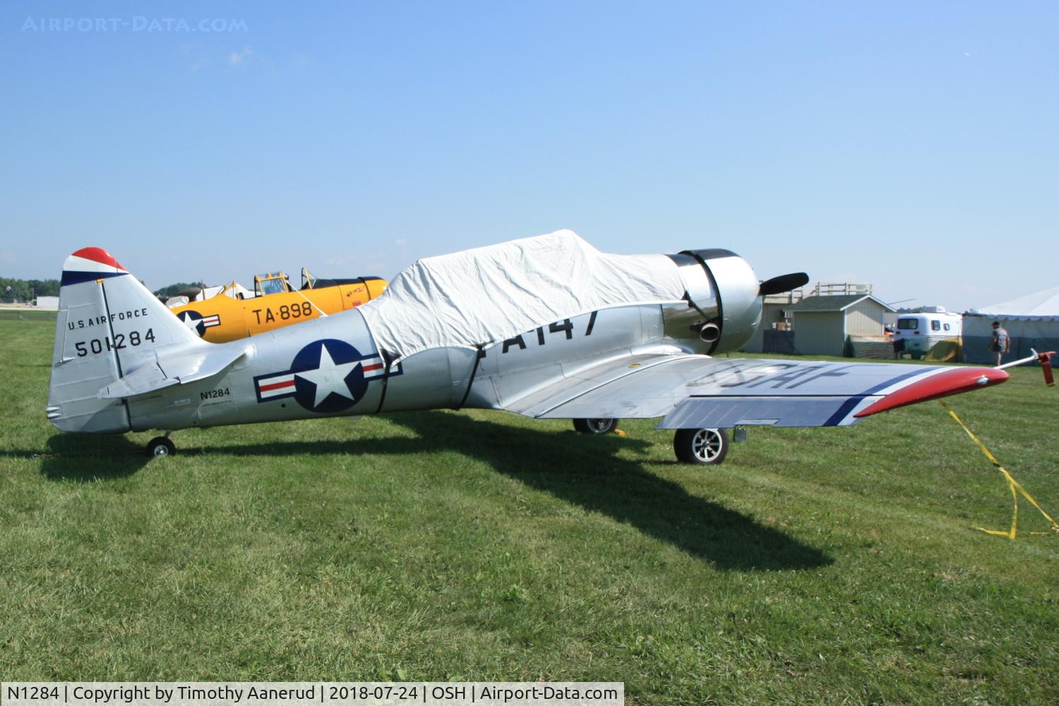N1284, 1950 North American T-6G Texan C/N 124-63 ??, 1950 North American T-6G Texan, c/n: 124-63 ??