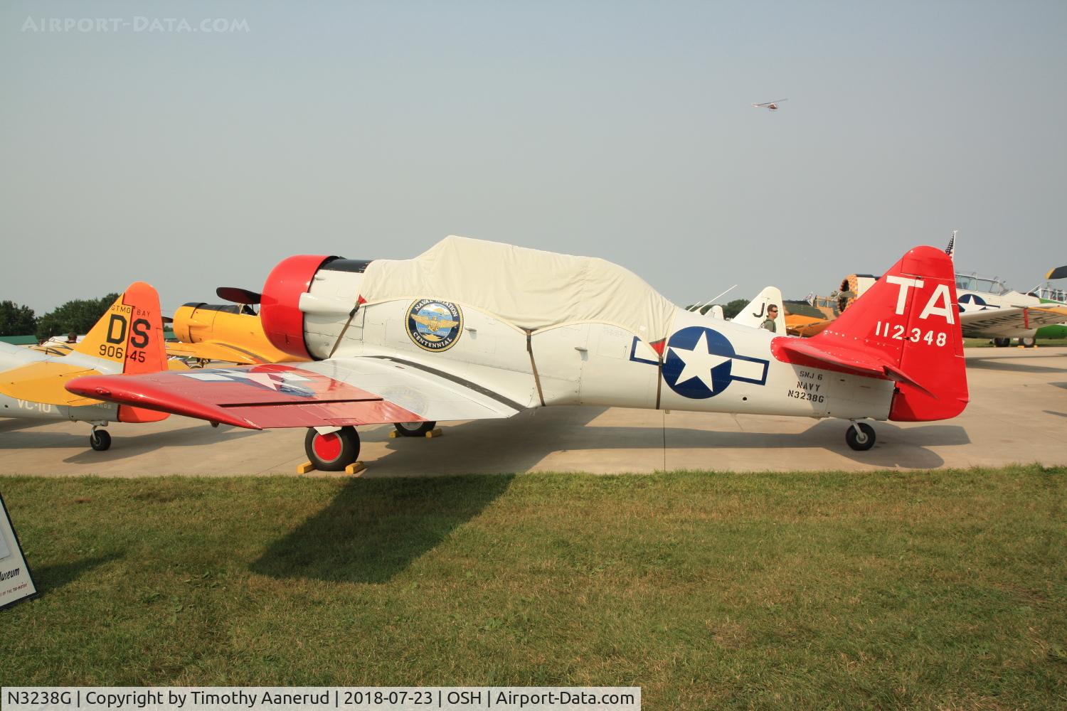 N3238G, 1959 North American SNJ-6 Texan C/N 121-43202, 1959 North American SNJ-6, c/n: 121-43202