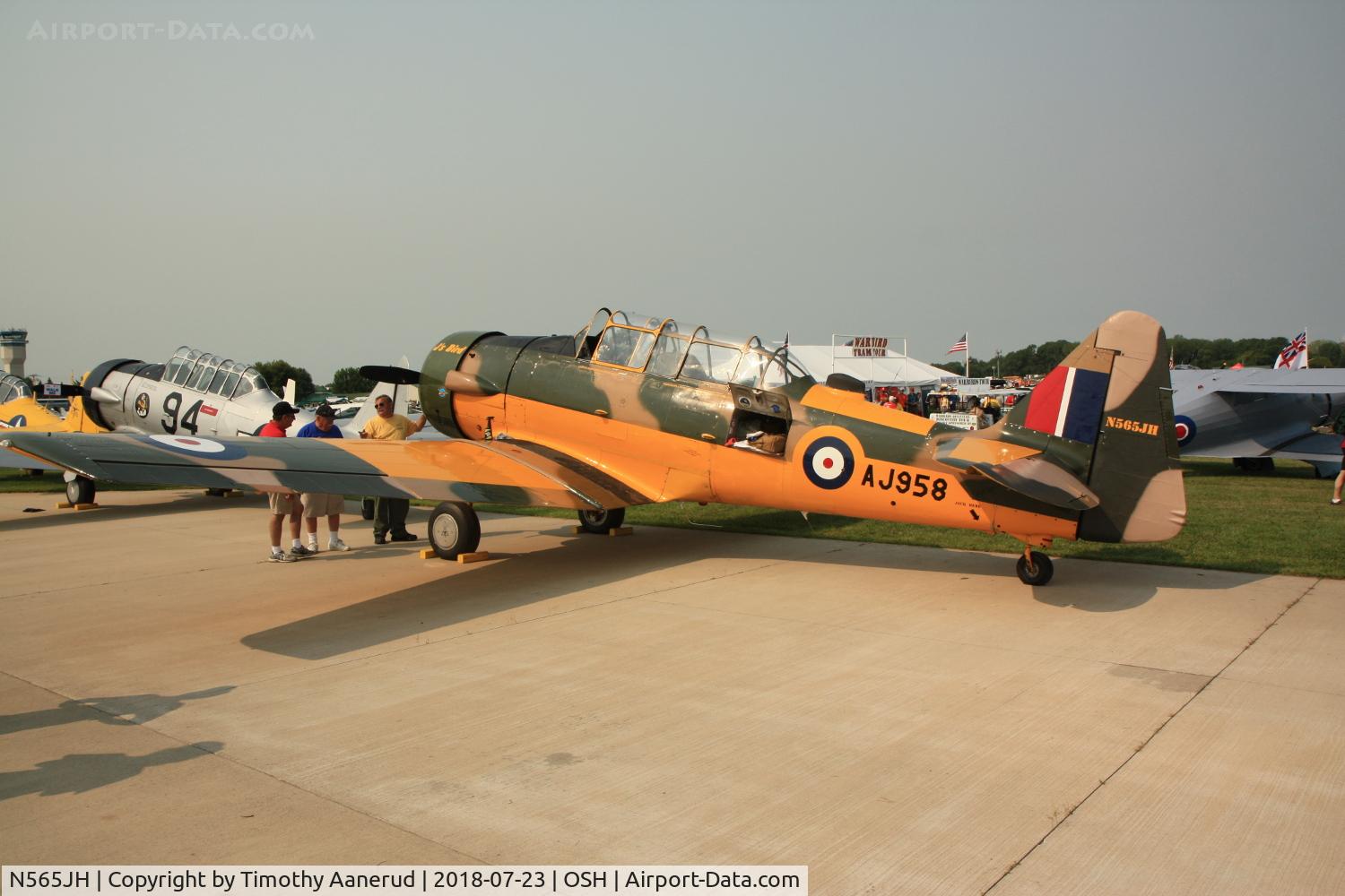 N565JH, 1954 Canadian Car & Foundry Harvard MK IV C/N CCF4-206, 1954 Canadian Car & Foundry Harvard MK IV, c/n: CCF4-206