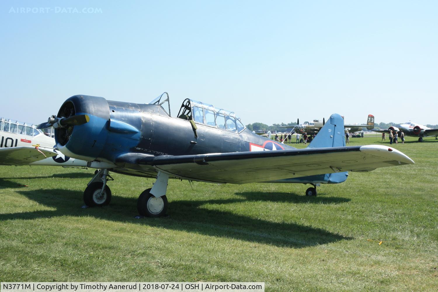 N3771M, North American SNJ-5C (AT-6D) Texan Texan C/N 88-17109, North American AT-6D Texan, c/n: 88-17109