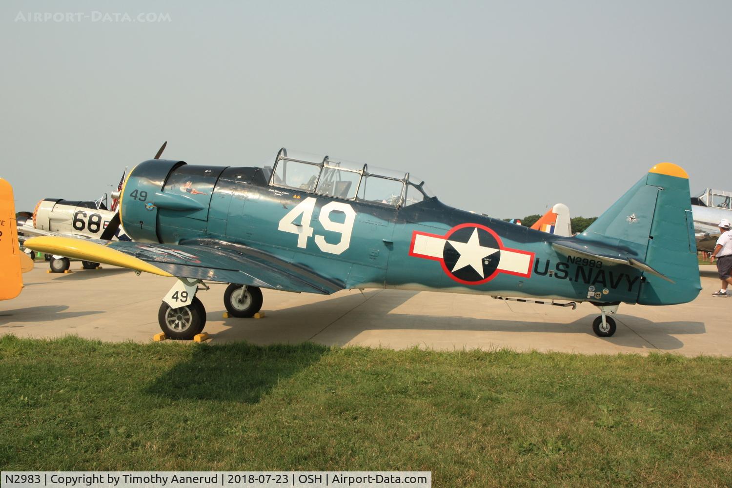 N2983, 1942 North American AT-6D Texan C/N 88-17125, 1942 North American AT-6D, c/n: 88-17125