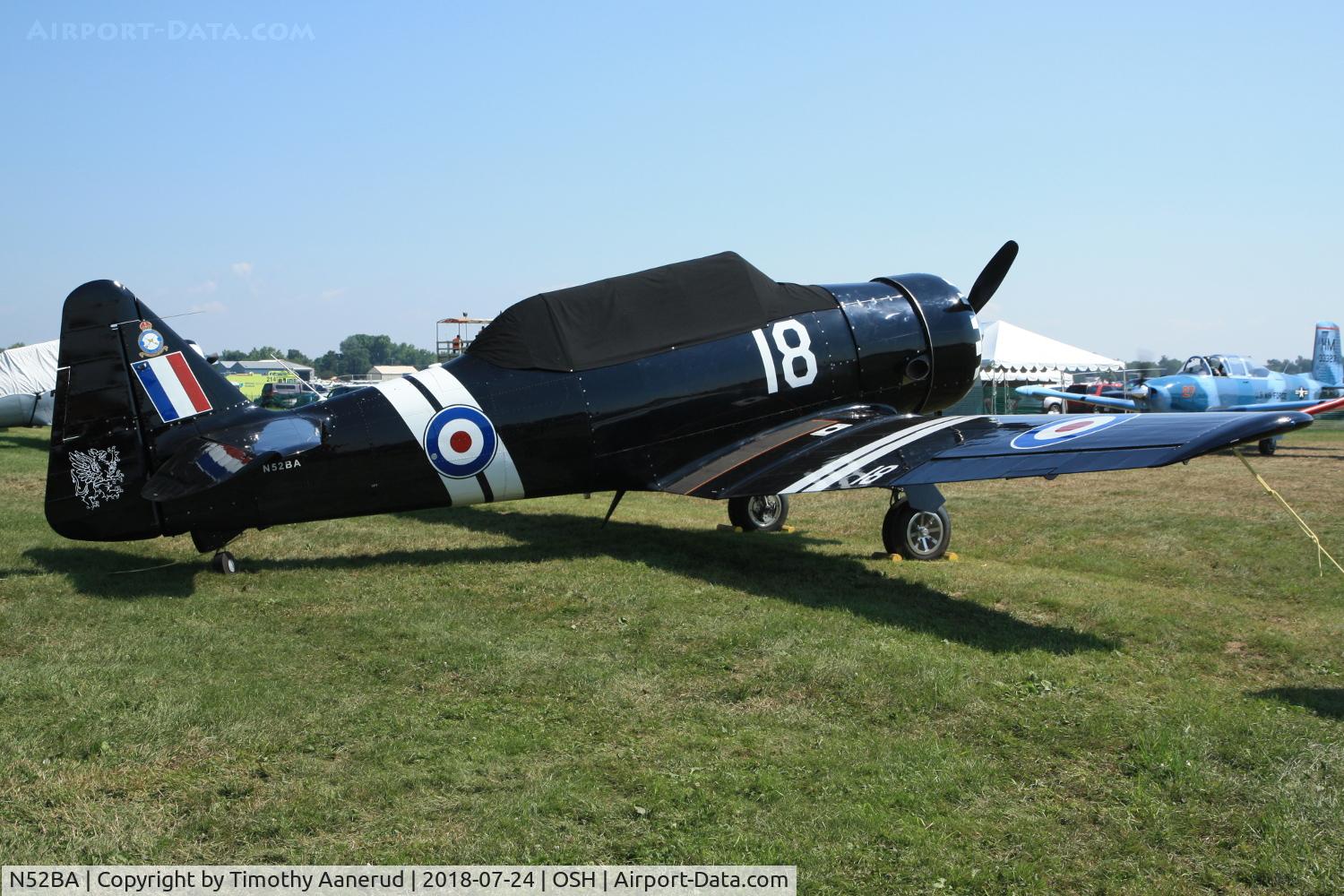 N52BA, 1941 North American/victoria Mnt Lt AT-6A Texan C/N 78-6680, 1941 North American/victoria Mnt Lt AT-6A Texan, c/n: 78-6680