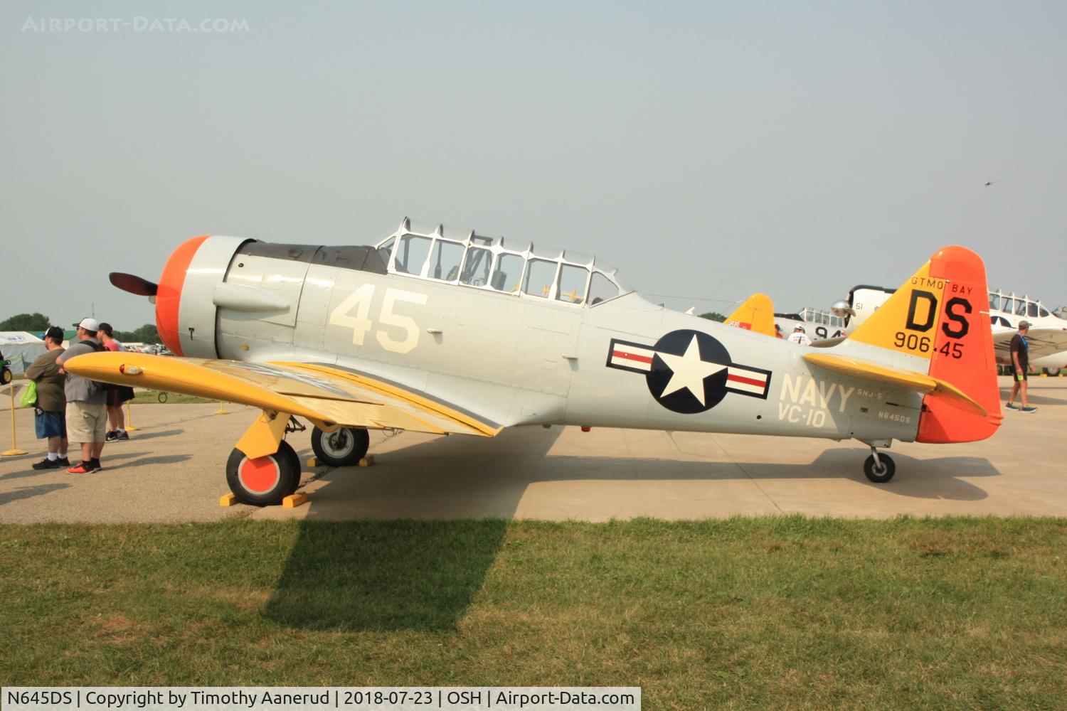 N645DS, 1944 North American SNJ-5 Texan Texan C/N 88-17678, 1944 North American SNJ-5 Texan, c/n: 88-17678