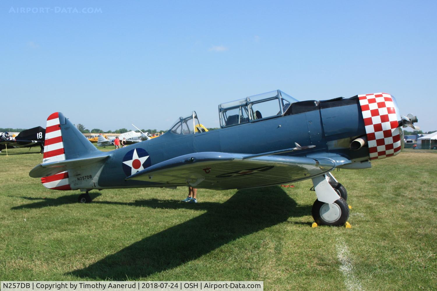 N257DB, 1952 North American T-6G Texan C/N 182-600, 1952 North American T-6G Texan, c/n: 182-600