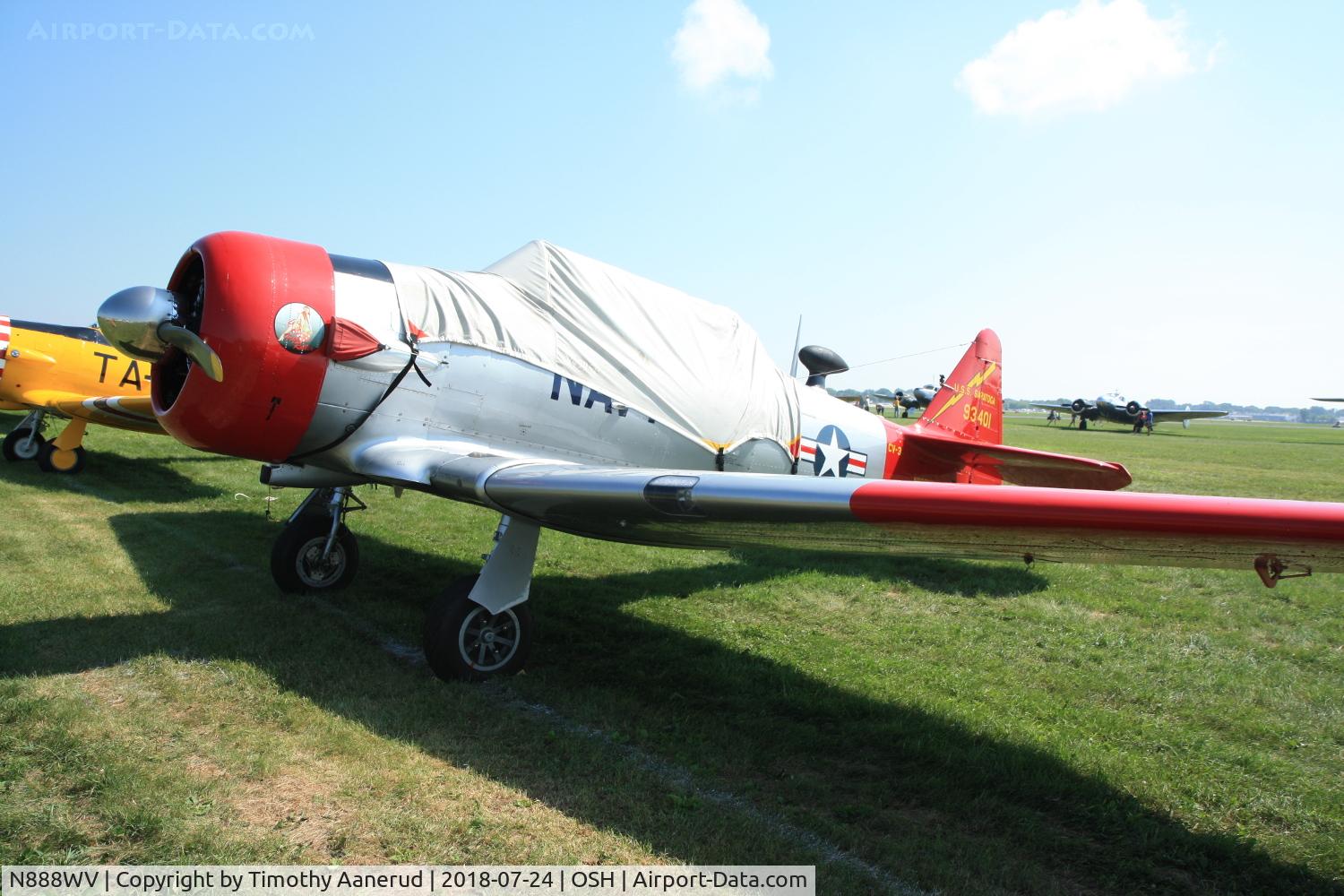 N888WV, 1951 North American T-6G Texan C/N 168-525, 1951 North American T-6G Texan, c/n: 168-525