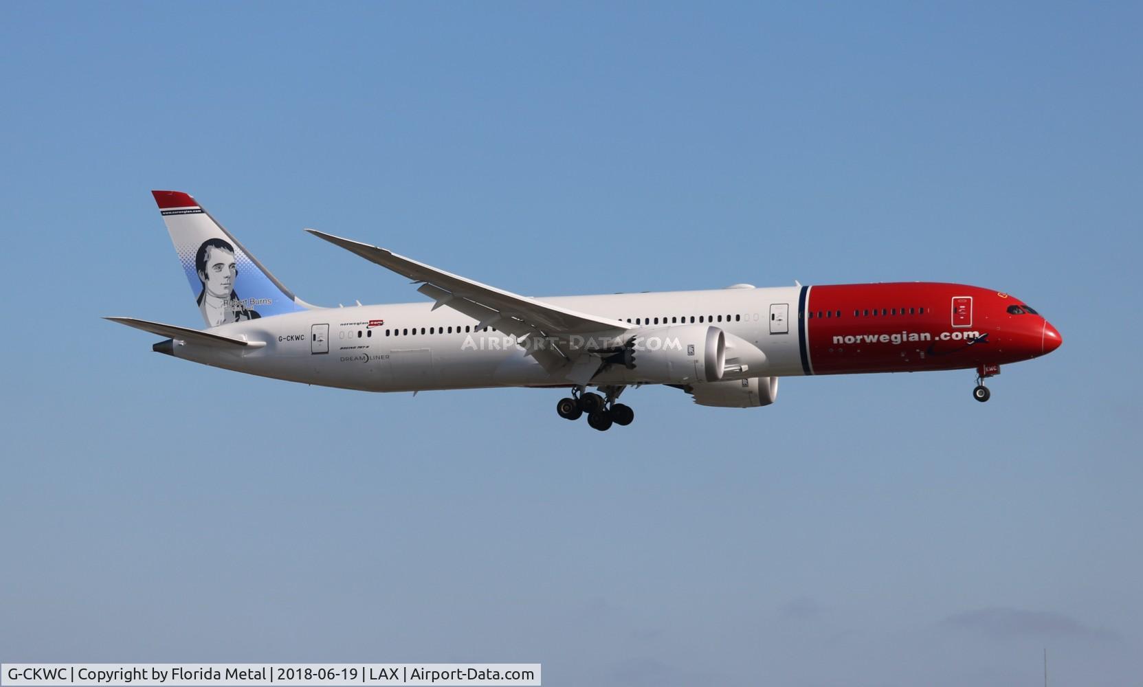 G-CKWC, 2018 Boeing 787-9 Dreamliner C/N 38893, Robert Burns