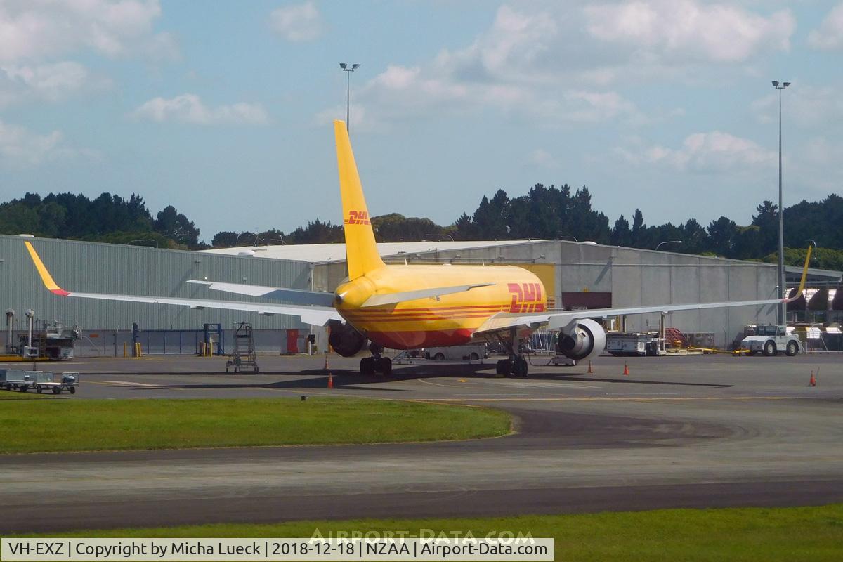 VH-EXZ, 2012 Boeing 767-3JH/F/ER C/N 37808, At Auckland