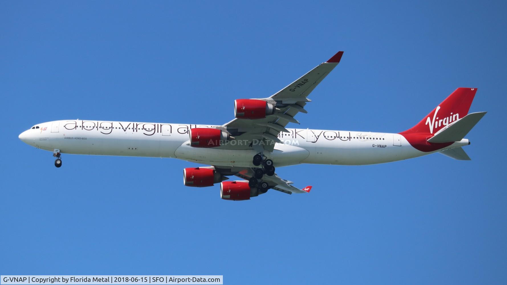 G-VNAP, 2005 Airbus A340-642 C/N 622, Virgin Atlantic