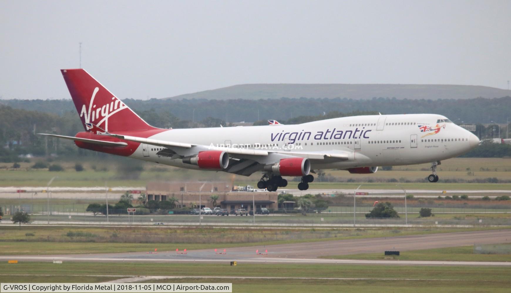 G-VROS, 2001 Boeing 747-443 C/N 30885, Virgin