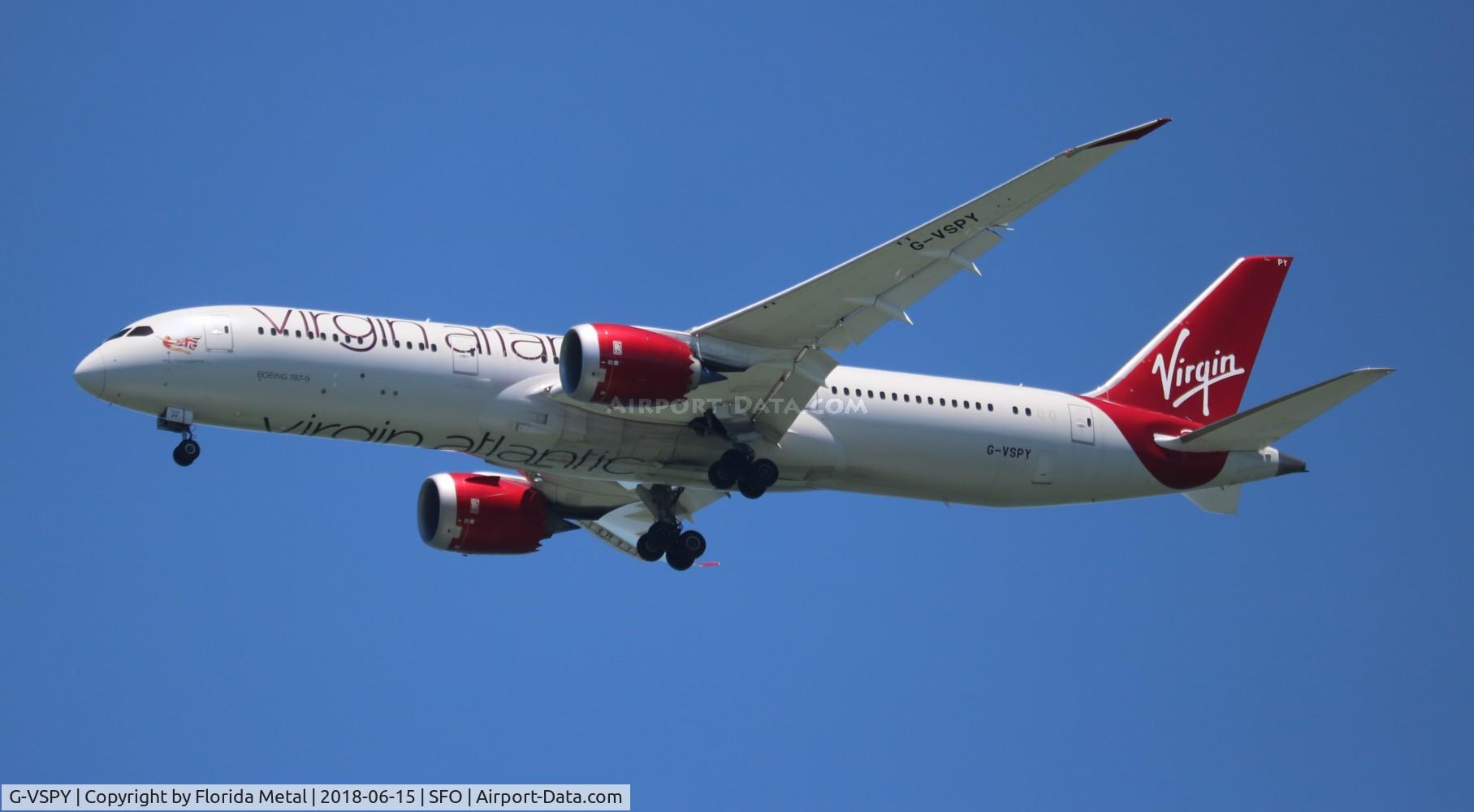 G-VSPY, 2015 Boeing 787-9 Dreamliner Dreamliner C/N 37973, Virgin