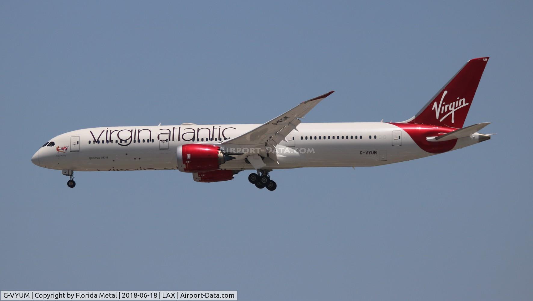 G-VYUM, 2015 Boeing 787-9 Dreamliner Dreamliner C/N 37970, Virgin