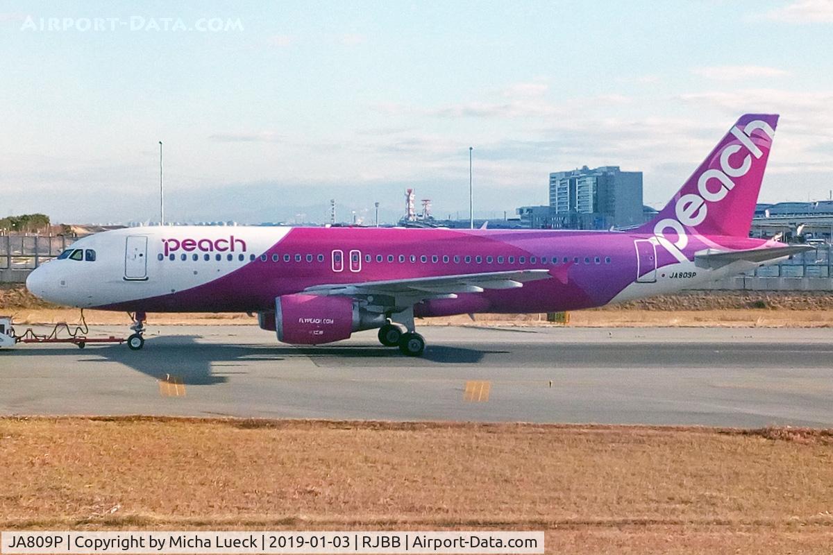 JA809P, 2013 Airbus A320-214 C/N 5640, At Kansai