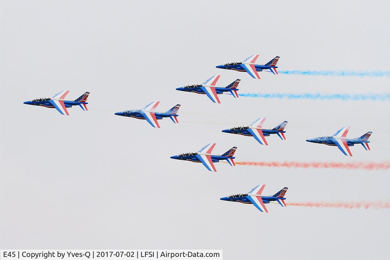 E45, Dassault-Dornier Alpha Jet E C/N E45, Dassault-Dornier Alpha Jet E (F-TETF), Leader of Patrouille de France 2017, On display, St Dizier-Robinson Air Base 113 (LFSI) Open day 2017
