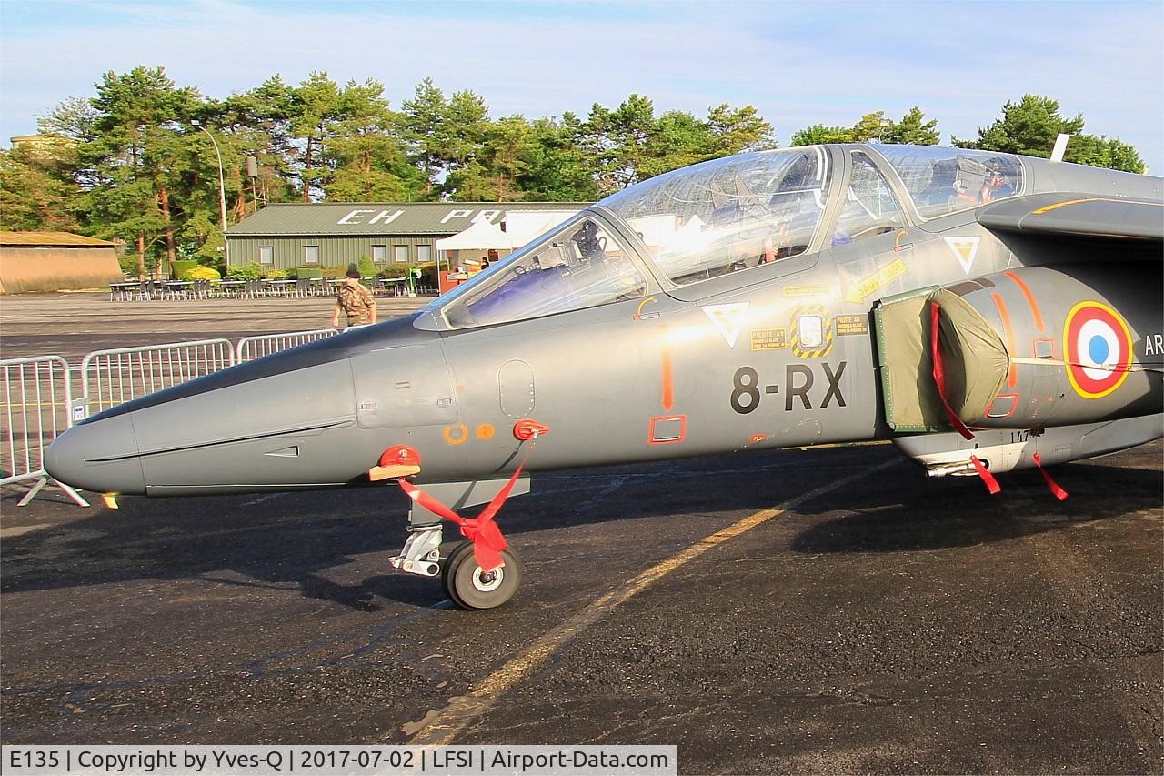 E135, Dassault-Dornier Alpha Jet E C/N E135, Dassault-Dornier Alpha Jet E, Static display, St Dizier-Robinson Air Base 113 (LFSI) Open day 2017