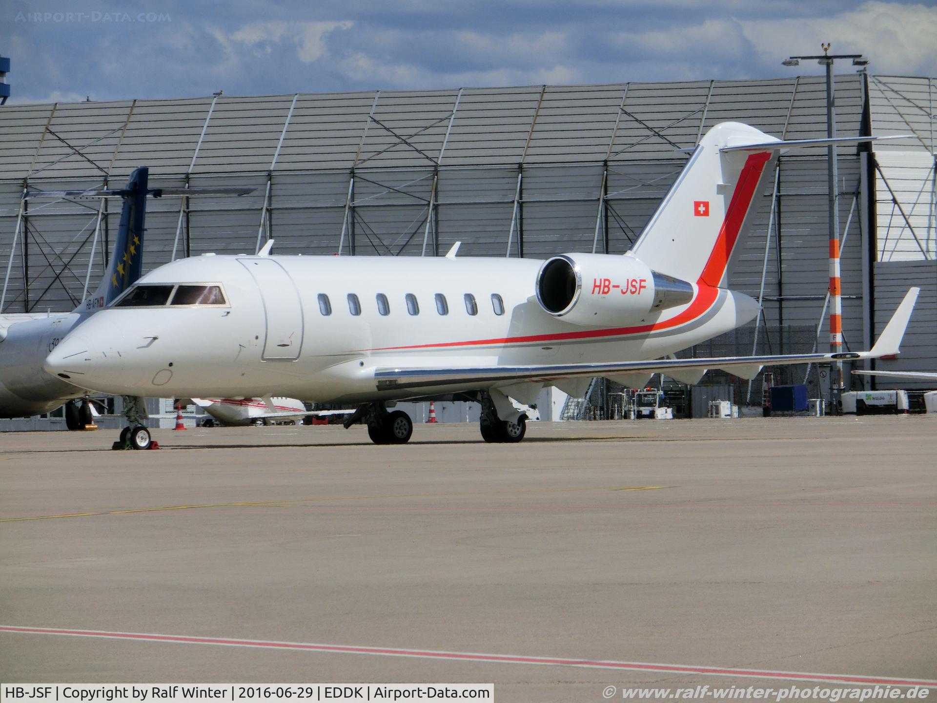 HB-JSF, 2016 Bombardier Challenger 650 (CL-600-2B16) C/N 6073, Bombardier CL-600-2B16 Challenger 650 - Robert Bosch GmbH - 6073 - HB-JSF - 29.06.2016 - CGN