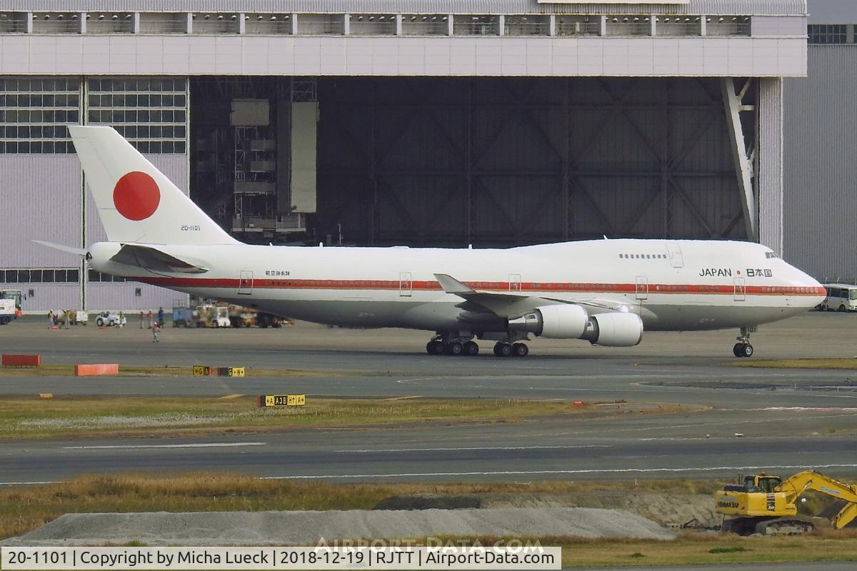 20-1101, 1990 Boeing 747-47C C/N 24730, At Haneda