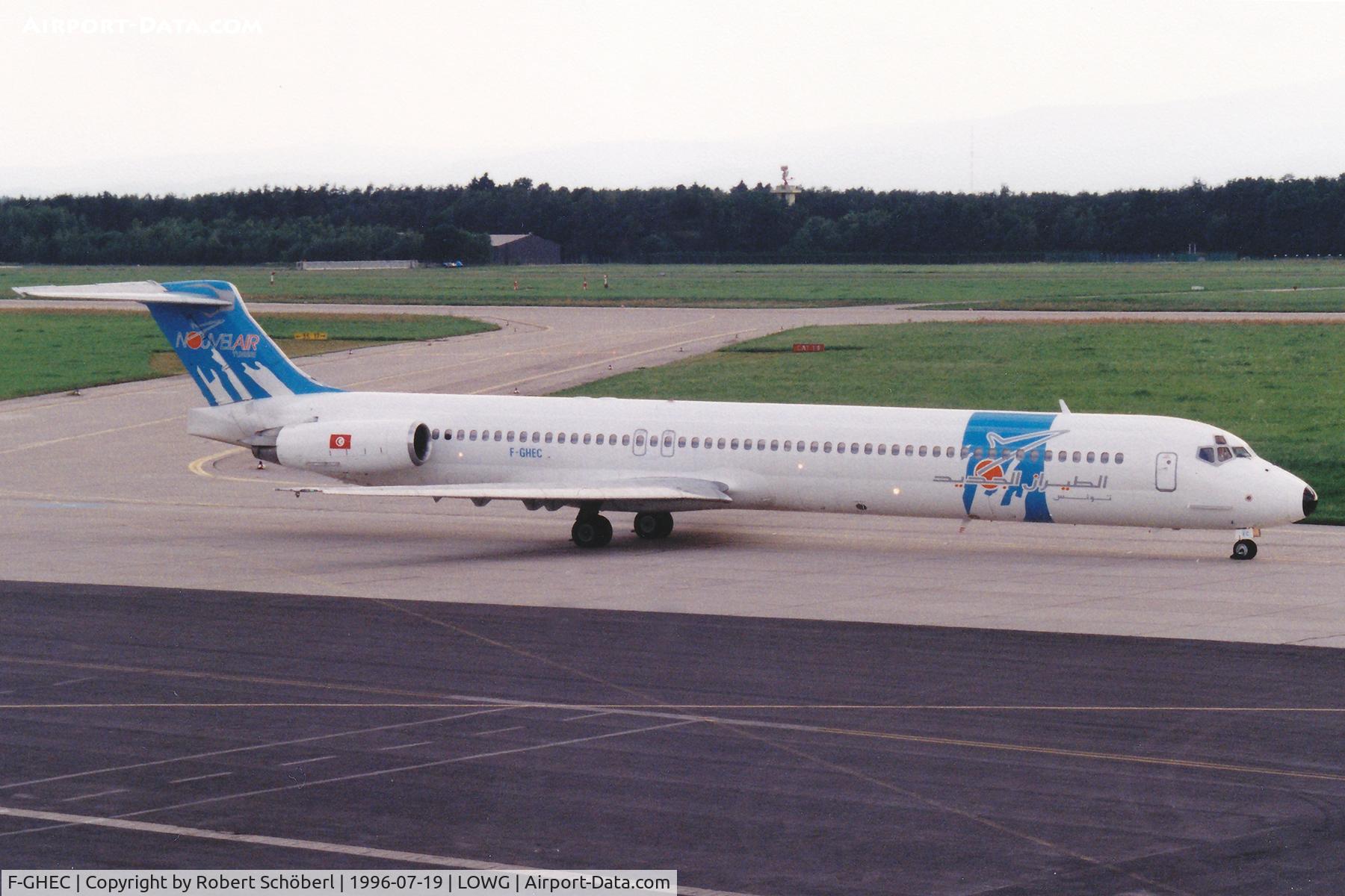 F-GHEC, 1987 McDonnell Douglas MD-83 (DC-9-83) C/N 49662, F-GHEC @ LOWG 1996