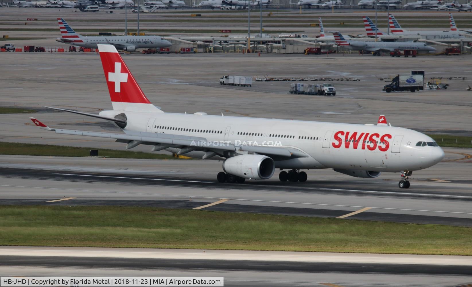 HB-JHD, 2009 Airbus A330-343 C/N 1026, Swiss