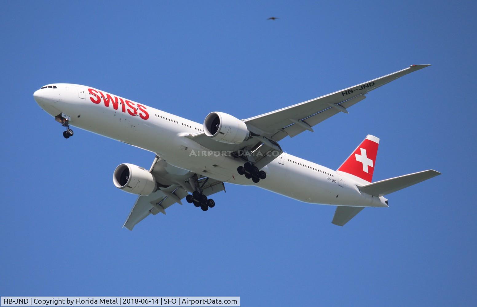 HB-JND, 2016 Boeing 777-3DE/ER C/N 44585, Swiss