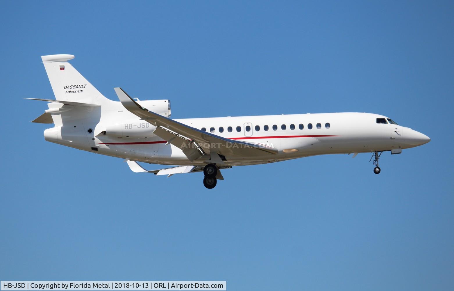 HB-JSD, Dassault Falcon 8X C/N 404, Falcon 8X