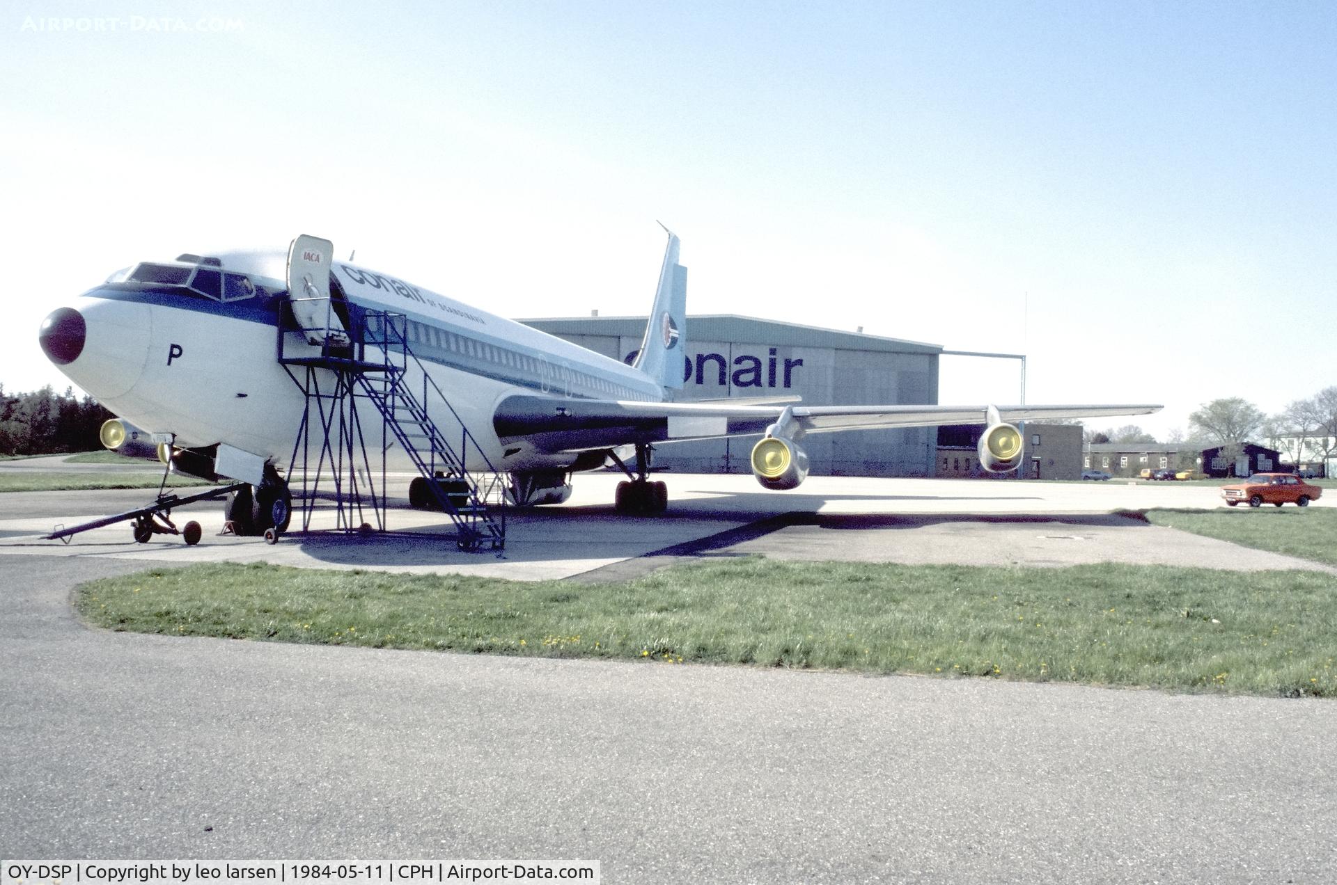 OY-DSP, 1961 Boeing 720-025 C/N 18241, Copenhagen 11.5.1984