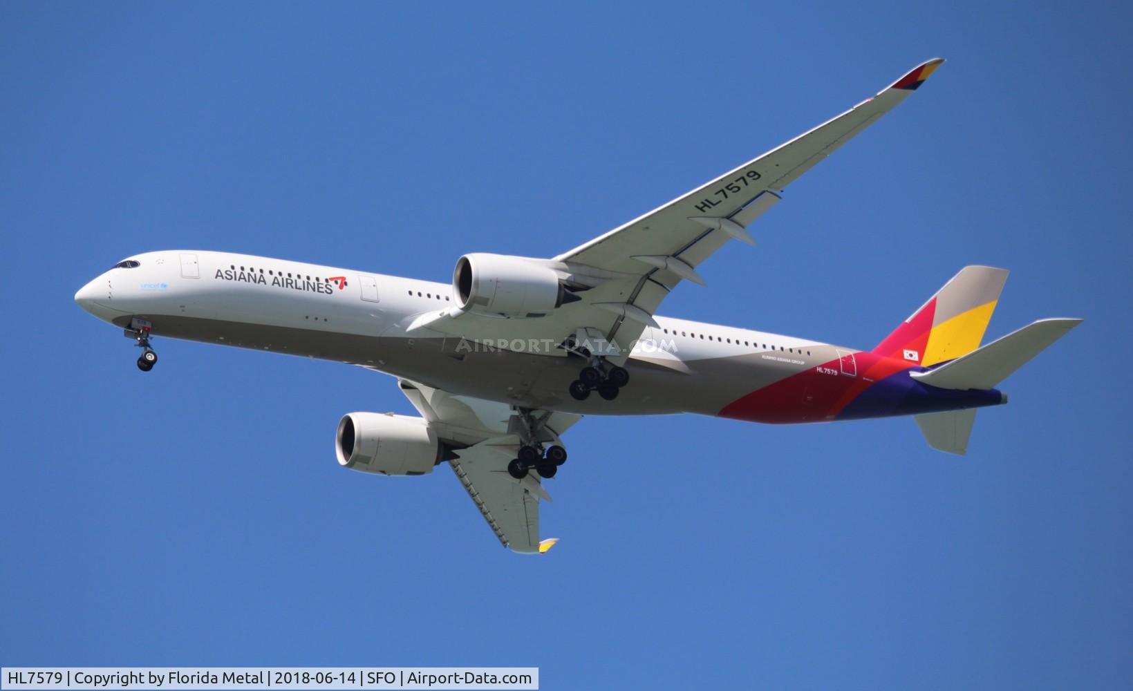 HL7579, 2017 Airbus A350-941 C/N 0176, Asiana