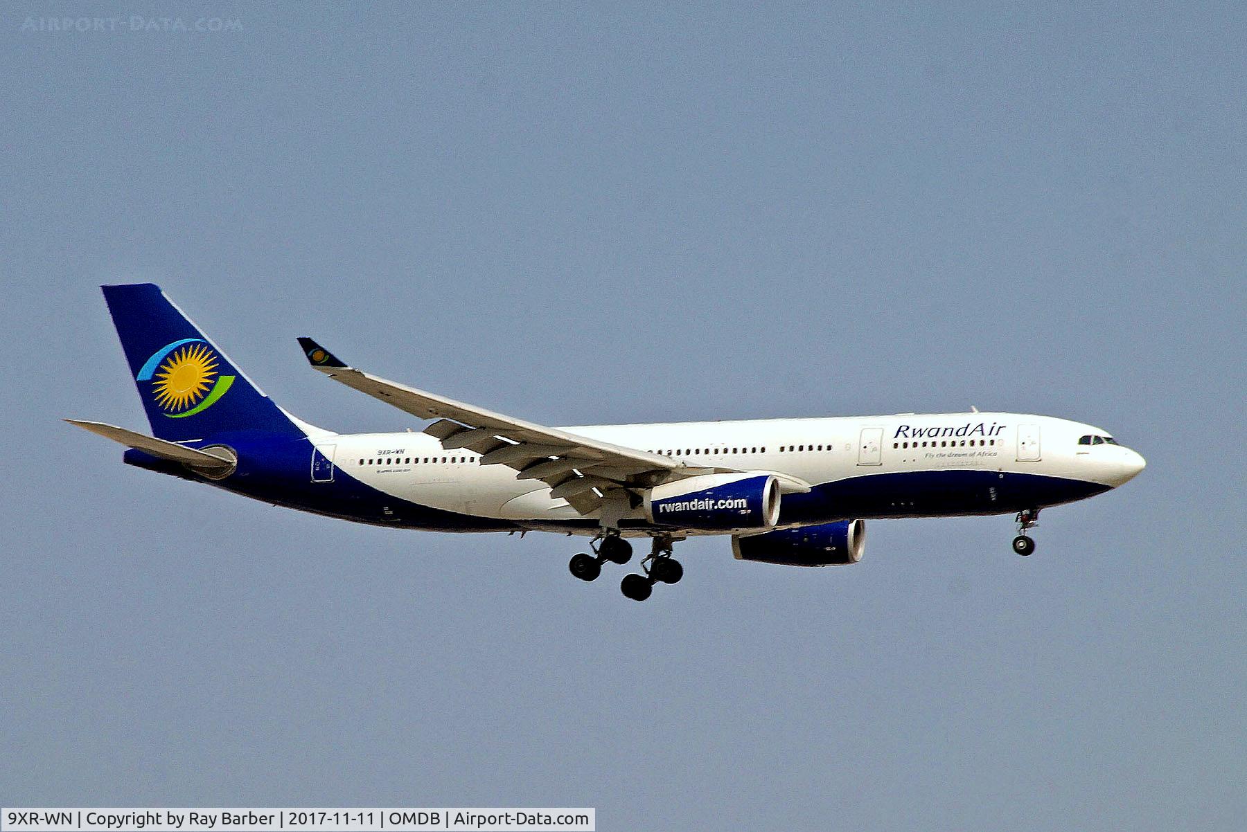 9XR-WN, 2016 Airbus A330-243 C/N 1741, 9XR-WN   Airbus A330-243 [1741] (RwandAir) Dubai Int'l~A6 11/11/2017