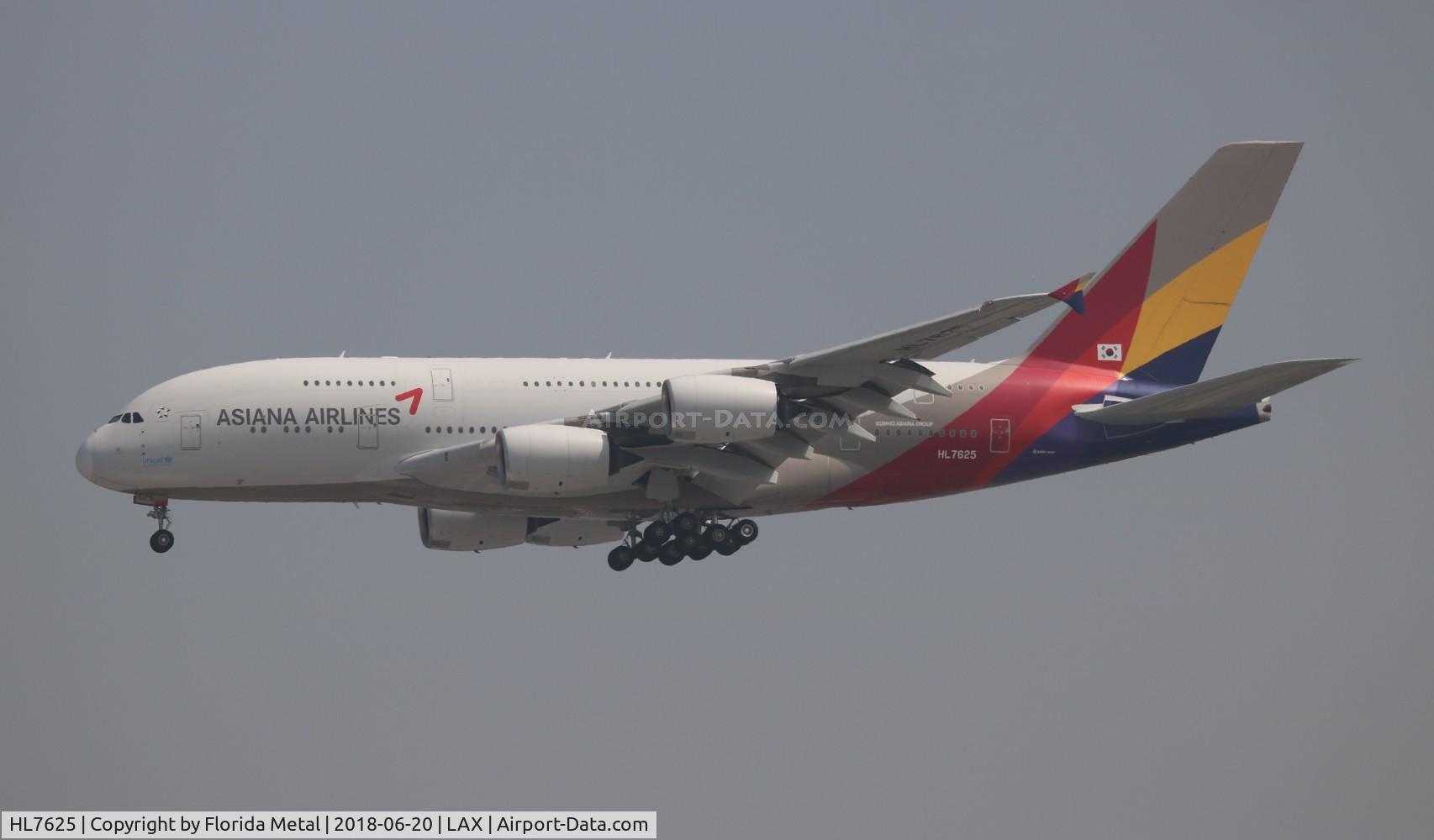 HL7625, 2013 Airbus A380-841 C/N 152, Asiana