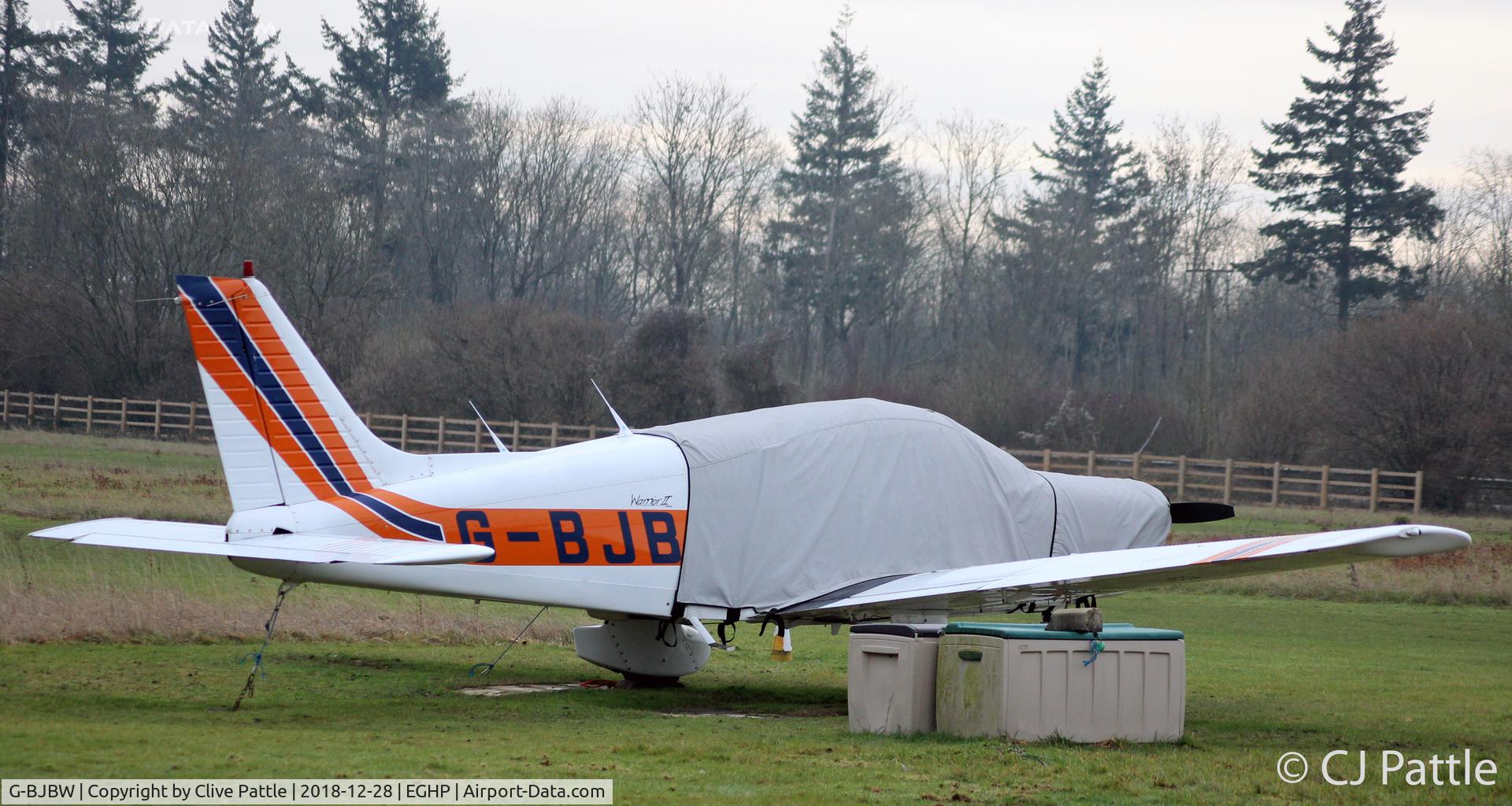 G-BJBW, 1981 Piper PA-28-161 Cherokee Warrior II C/N 28-8116280, At Popham