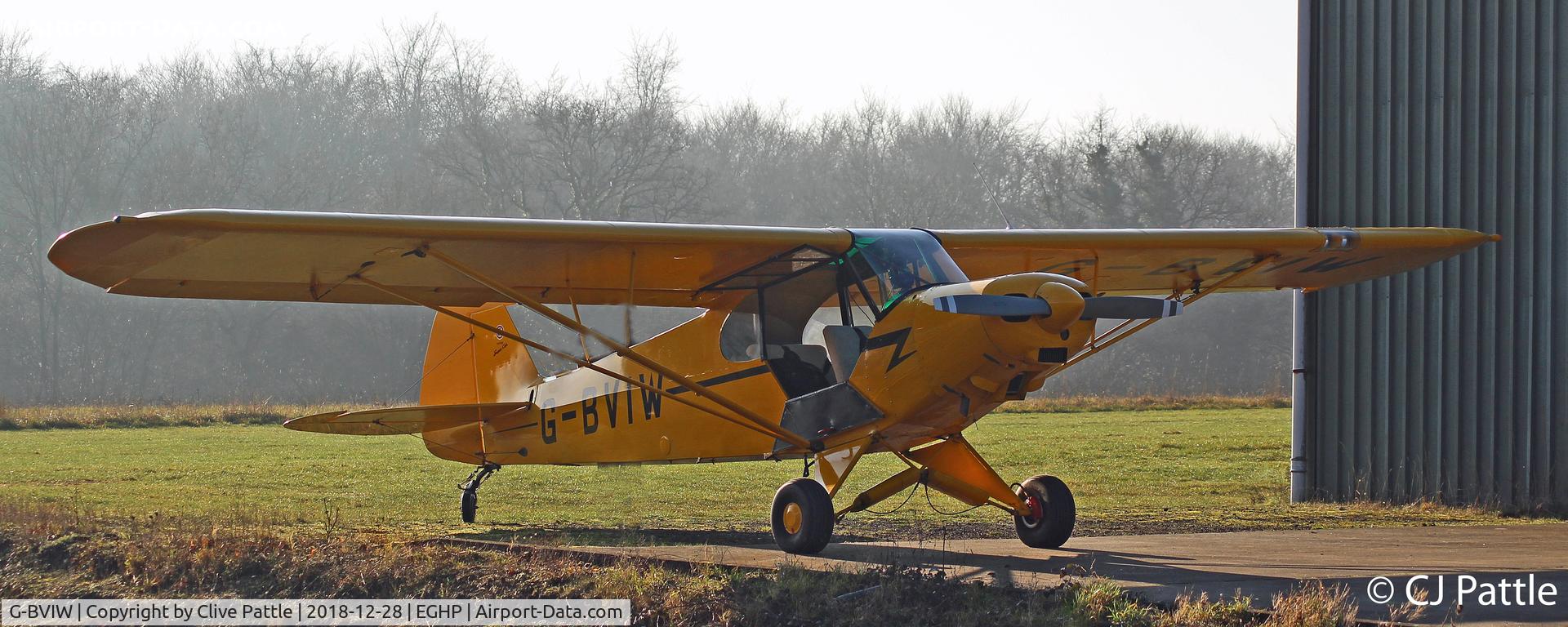 G-BVIW, 1965 Piper PA-18-150 Super Cub C/N 18-8277, At Popham