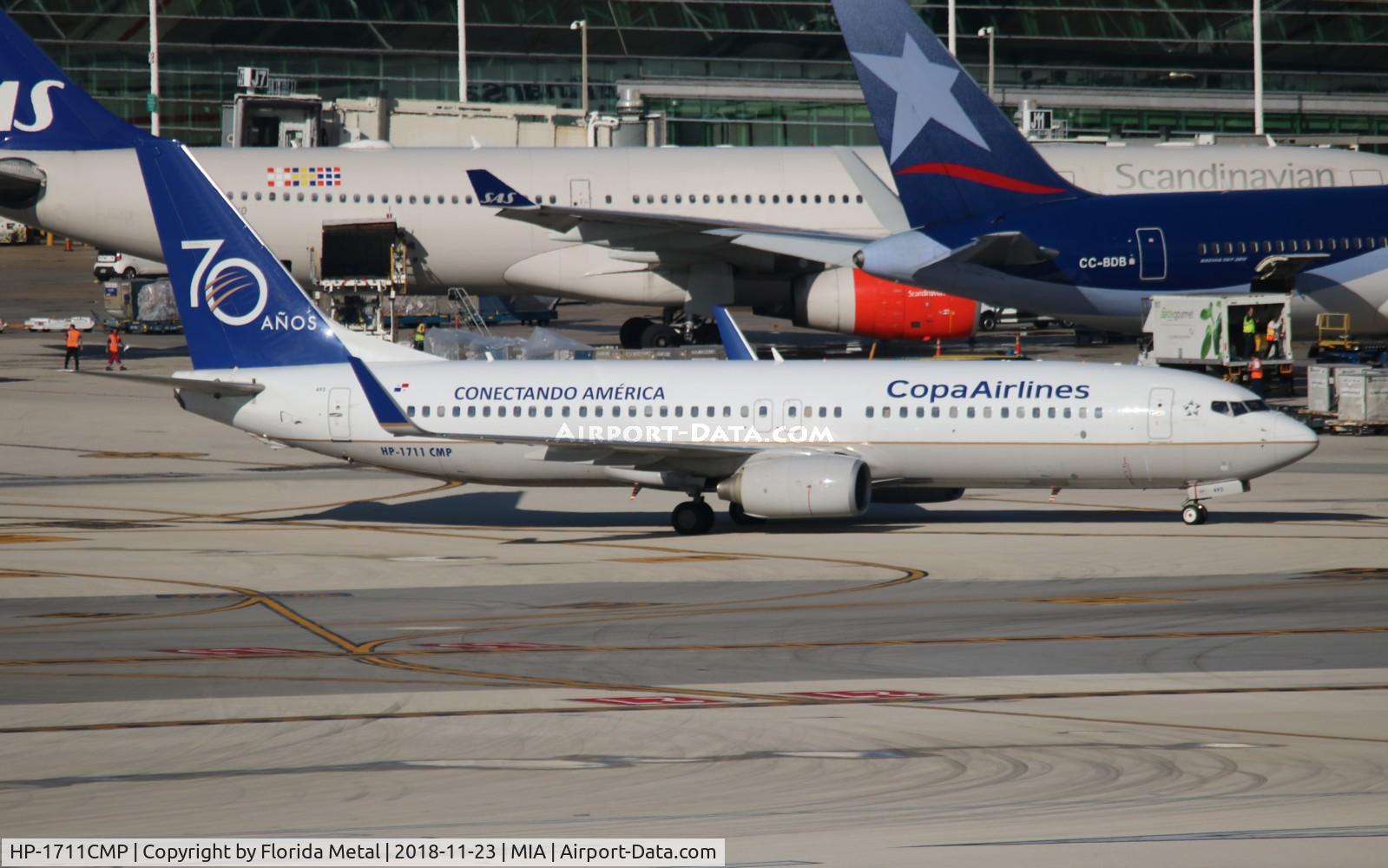 HP-1711CMP, 2010 Boeing 737-8V3 C/N 40663, COPA Panama