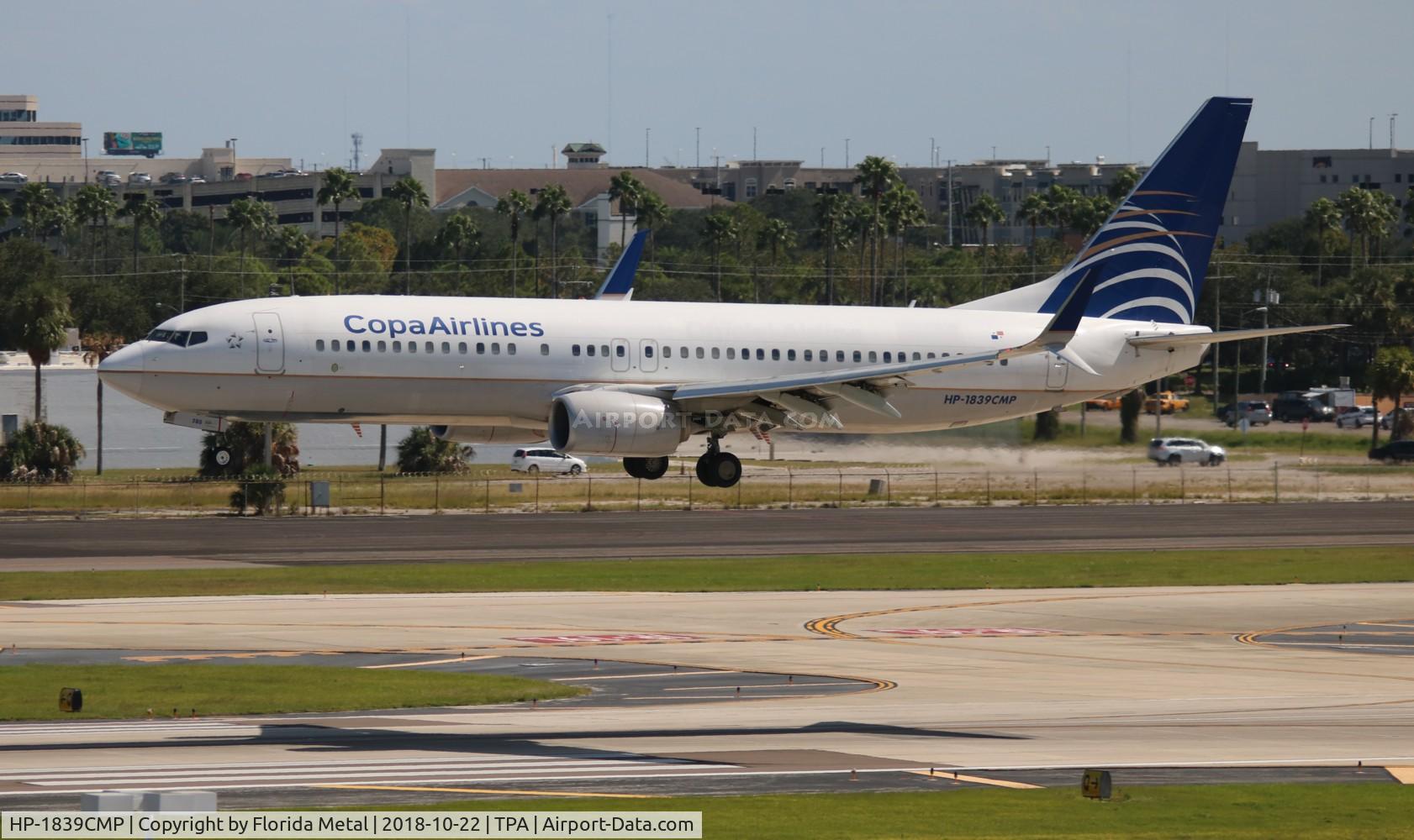 HP-1839CMP, 2014 Boeing 737-8V3 C/N 41446, Copa Panama