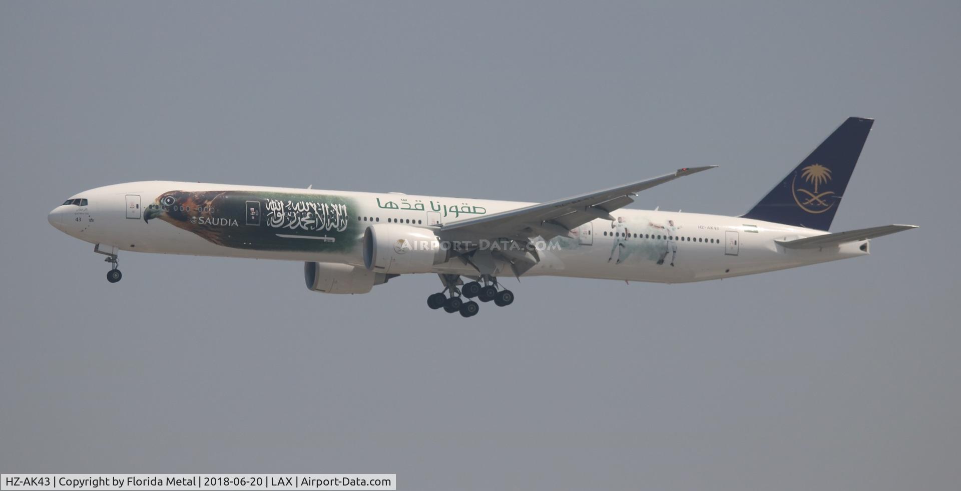 HZ-AK43, 2017 Boeing 777-368/ER C/N 62763, Saudi