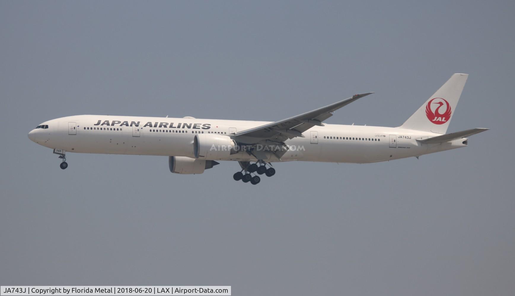 JA743J, 2009 Boeing 777-346/ER C/N 36130, Japan Airlines