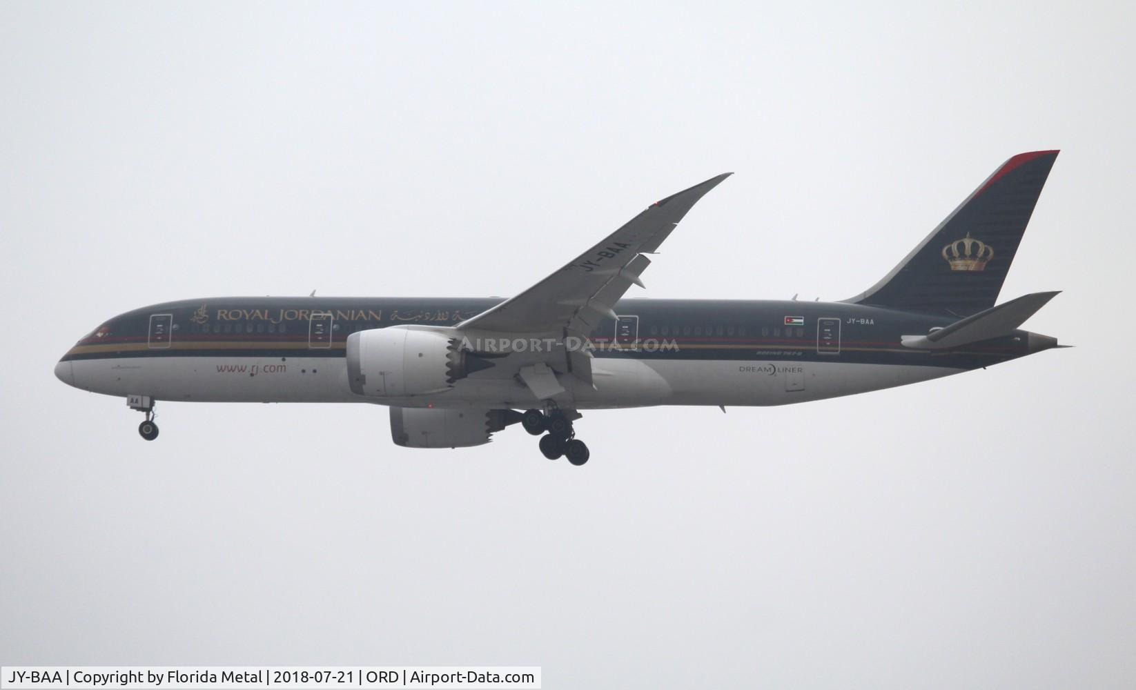 JY-BAA, 2014 Boeing 787-8 Dreamliner C/N 37983, Royal Jordanian