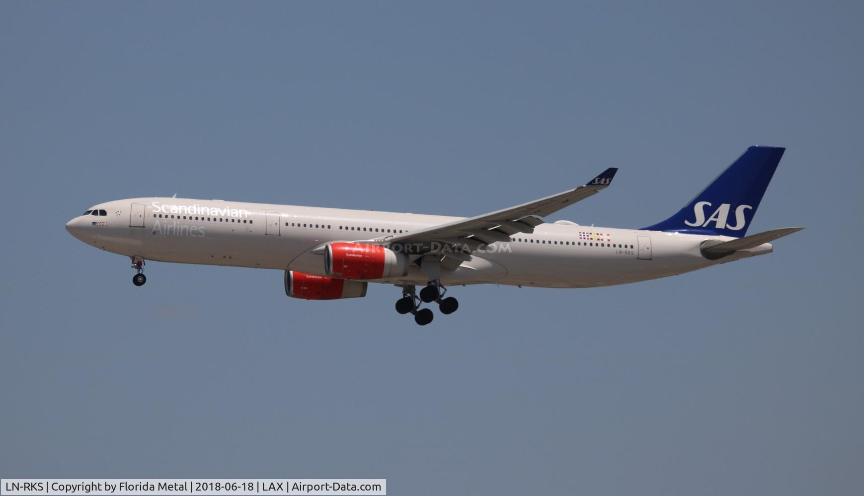 LN-RKS, 2015 Airbus A330-343E C/N 1665, SAS A330