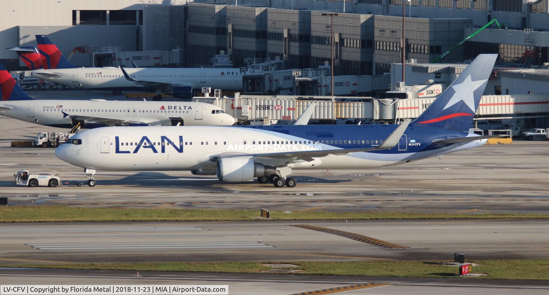 LV-CFV, 2006 Boeing 767-316/ER C/N 34629, LAN 767-300