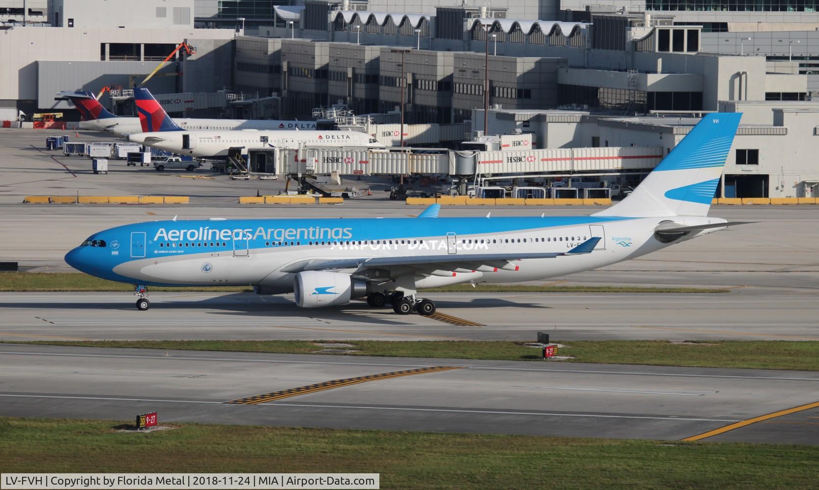 LV-FVH, 2015 Airbus A330-202 C/N 1605, Aerolineas Argentinas A330-200