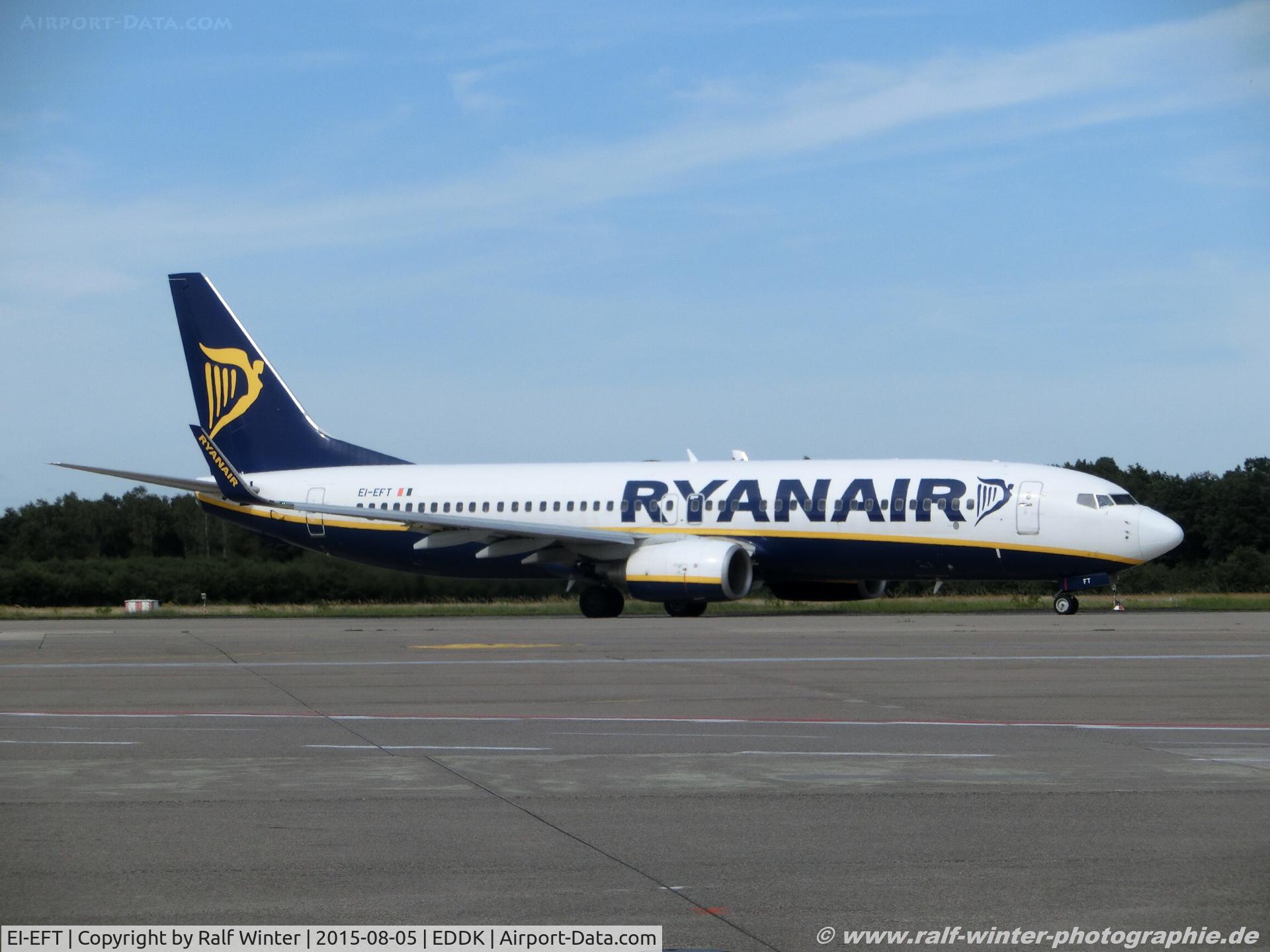 EI-EFT, 2009 Boeing 737-8AS C/N 37543, Boeing 737-8AS(W) - FR RYR Ryanair - 37543 - EI-EFT - 05.08.2015 - CGN