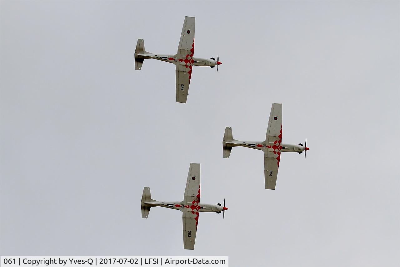 061, Pilatus PC-9M C/N 624, Pilatus PC-9M, Croatian Air Force aerobatic team, On display, St Dizier-Robinson Air Base 113 (LFSI) Open day 2017