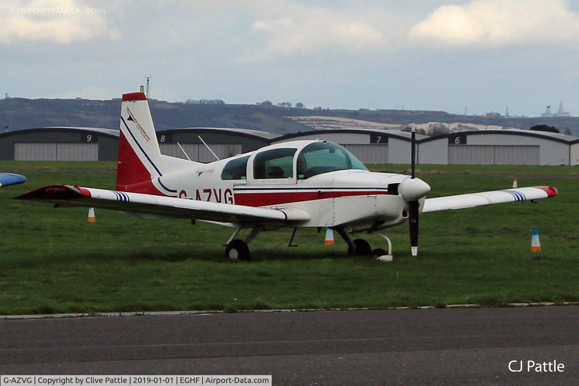 G-AZVG, 1972 American Aviation AA-5 Traveler C/N AA5-0075, At Lee-On-Solent