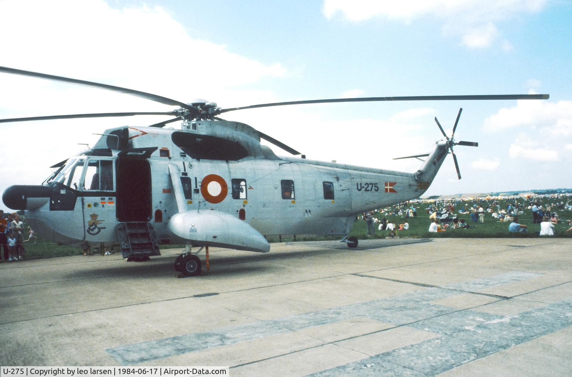 U-275, Sikorsky S-61A C/N 61275, FSN Værløse Air Show 17.6.1984