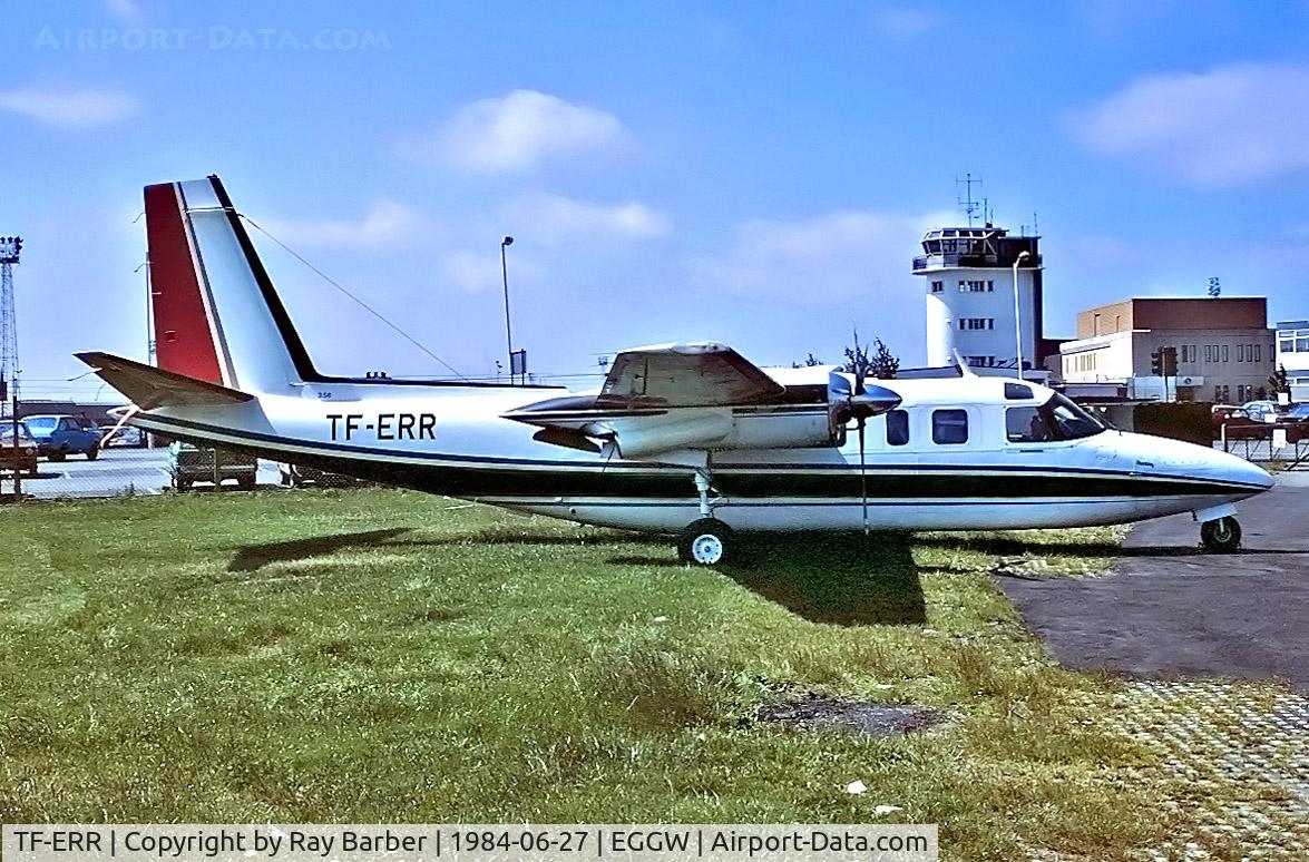TF-ERR, 1974 Aero Commander 690A Turbo Commander C/N 11172, TF-ERR   Rockwell 690A Turbo Commander [11172] Luton~G 27/06/1984