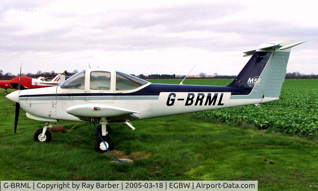 G-BRML, 1979 Piper PA-38-112 Tomahawk Tomahawk C/N 38-79A1017, G-BRML   Piper PA-38-112 Tomahawk [38-79A1017]  Wellesbourne Mountford~G 18/03/2005