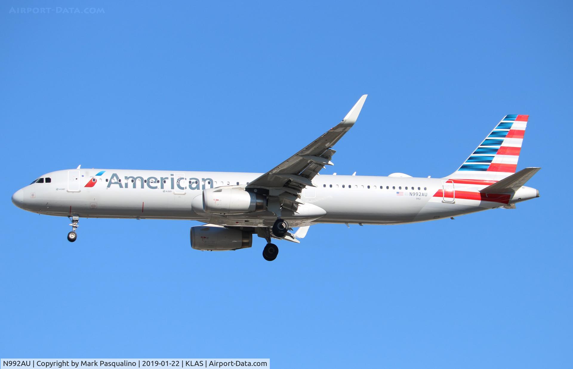 N992AU, 2016 Airbus A321-231 C/N 7157, Airbus A321-231