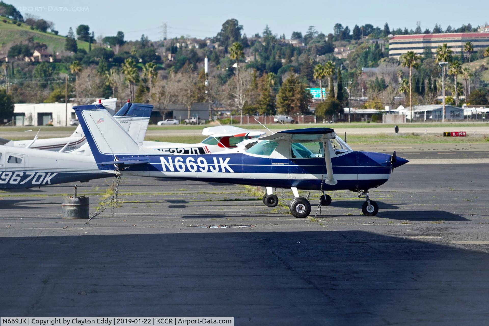 N669JK, 1968 Cessna 150H C/N 15068277, Buchanan Field Concord California 2019.